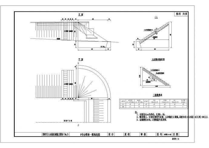 某跨径16+39.6+16m天桥（飞鸟拱 81.12米）设计cad全套施工图（含设计说明）_图1