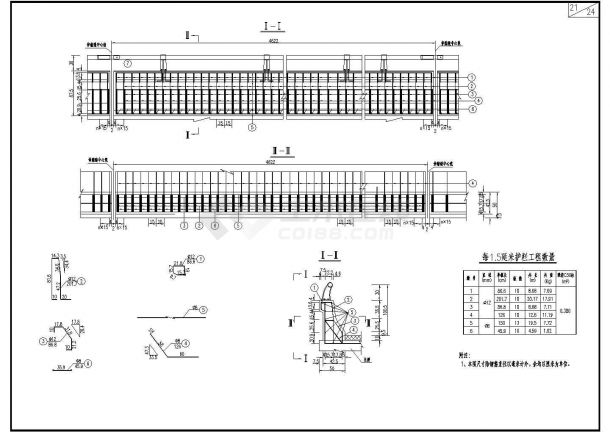某跨径36.9m钢筋混凝土板拱桥设计cad全套施工图（含设计说明）-图二