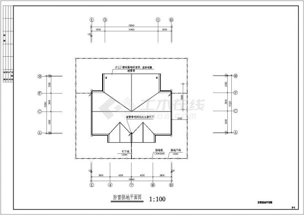 某多层住宅楼CAD电气详细施工图纸-图二