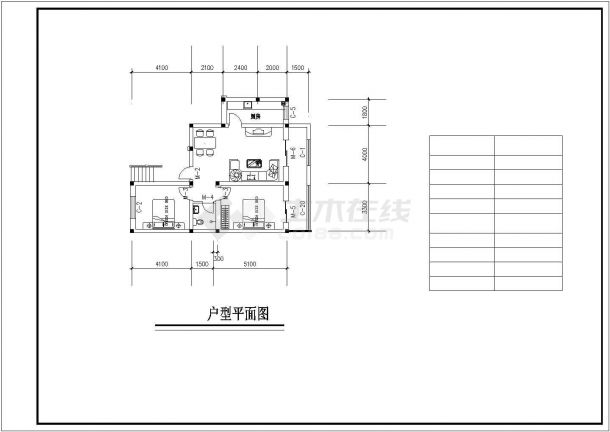 阜阳市某三层砖混民居楼全套平面设计CAD图纸（含10张户型图）-图一