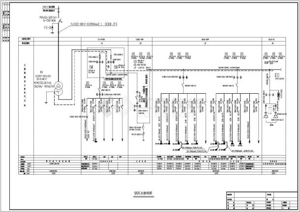 某315kvA干式CAD平面设计施工图-图一