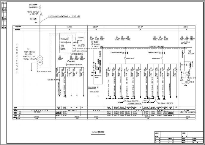 某315kvA干式CAD平面设计施工图_图1