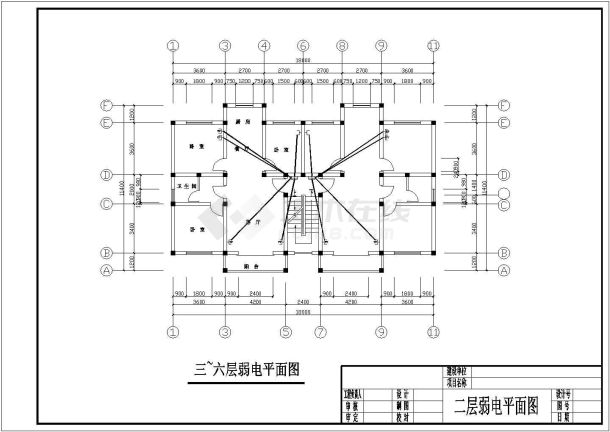 某教师住宅楼电气CAD设计大样图-图一