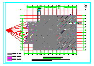 某地框架结构地下一层停车场结构设计CAD施工图-图一