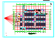 某地框架结构地下一层停车场结构设计CAD施工图-图二