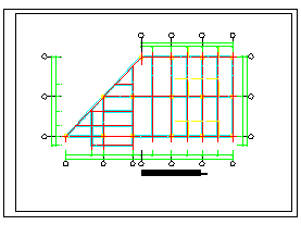 某地框架结构详尽的梁柱碳纤维加固图纸_图1