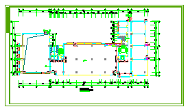某地区六层框架结构综合办公楼建筑设计cad方案图纸-图二