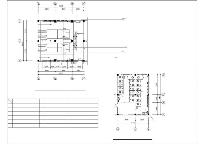  2层380平米框架结构市公厕及垃圾站建筑设计施工图_图1