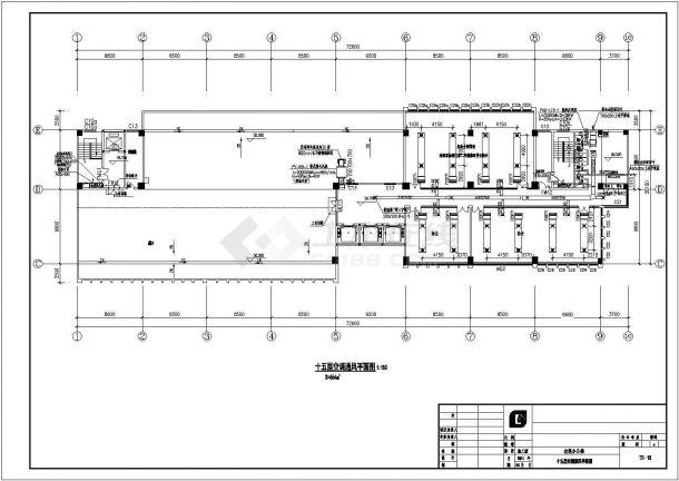 办公楼设计_某高层办公楼多联机系统设计施工CAD图-图二
