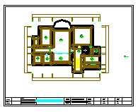 某地中式别墅建筑室内装修cad设计施工图-图一