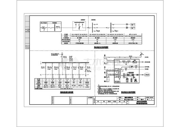 某4997.4㎡四层小学教学楼电气建筑设计cad图纸-图二