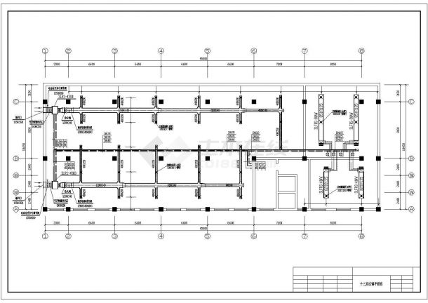 某科技大厦中央空调图CAD设计详细图-图二