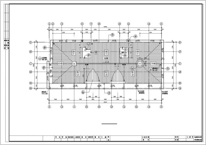 六层商住楼设计施工CAD布置图_图1