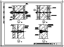 某建筑工程地下室防水、排水做法cad节点详图大全_图1