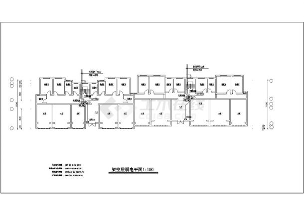 某住宅电力完整大样CAD设计图-图二