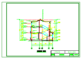 某框架结构独栋别墅全套建筑设计CAD施工图纸-图一