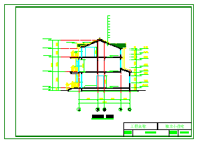 某框架结构独栋别墅全套建筑设计CAD施工图纸-图二