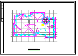 某三层框架结构别墅楼建筑设计cad施工图纸-图一