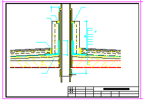 某设计人员整理的各种防水节点大样cad图纸_图1
