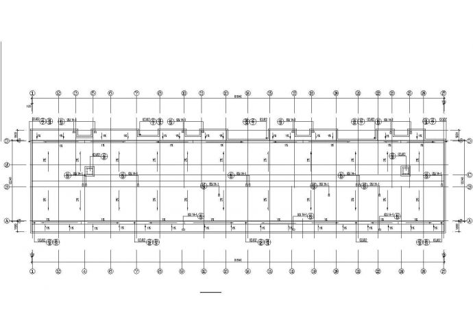 烟台市某小区4380平米6层框混结构住宅楼全套建筑设计CAD图纸_图1