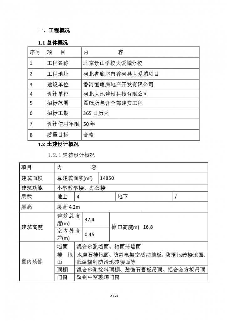 北京市景山学校施工现场平面布置组织设计施工方案-图二