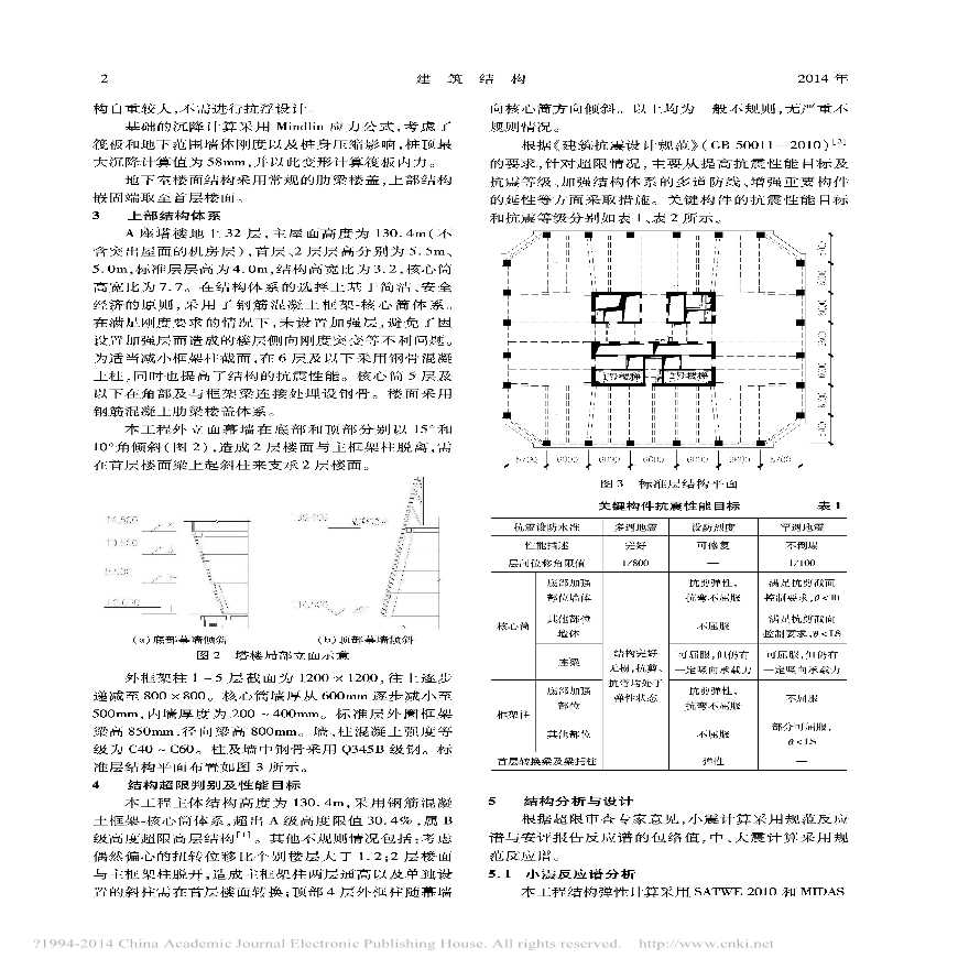 北京亦城财富中心主塔楼结构设计-图二