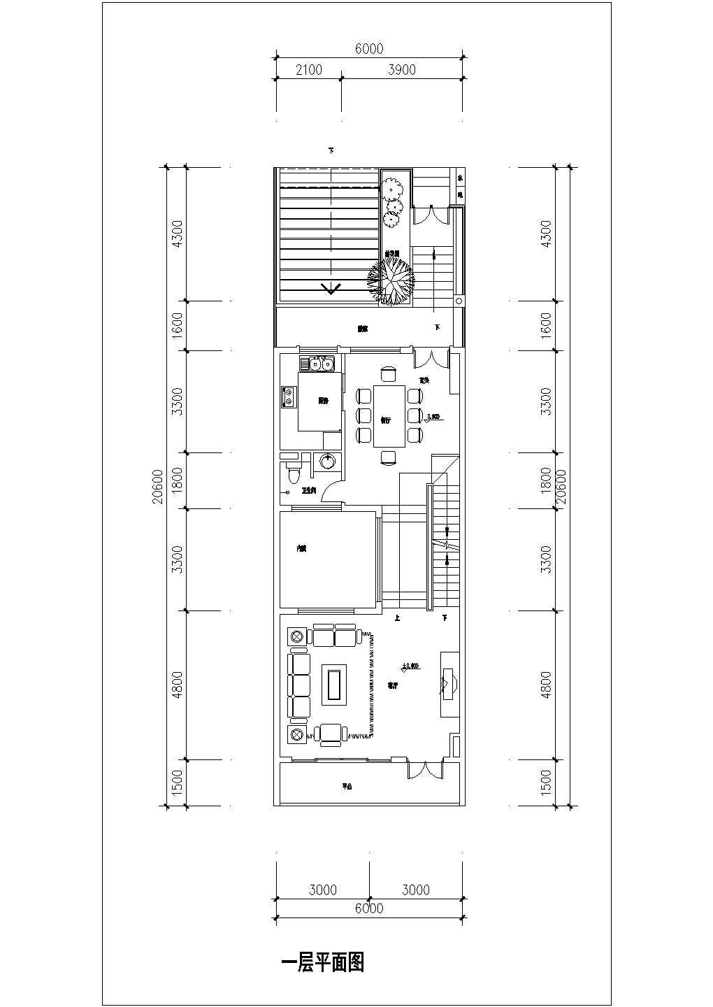 邹城市市区某小区联排别墅全套施工设计CAD图纸