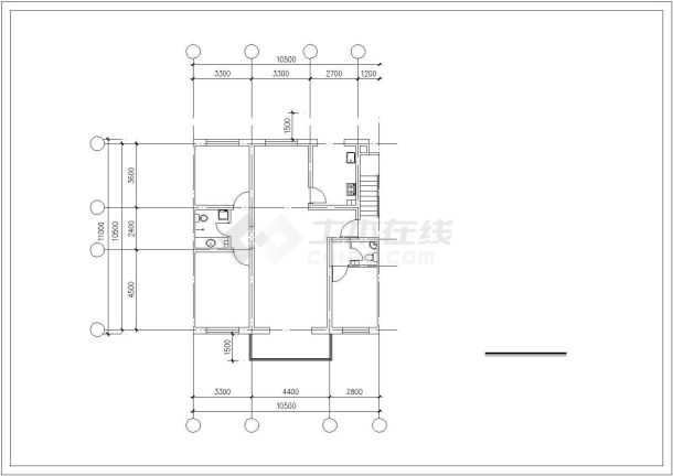 芜湖市某新建小区60-120平米左右的户型设计CAD图纸（16张）-图二