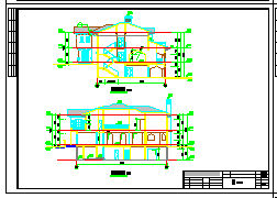 某小区六层框架结构住宅楼建筑设计cad施工图纸-图二