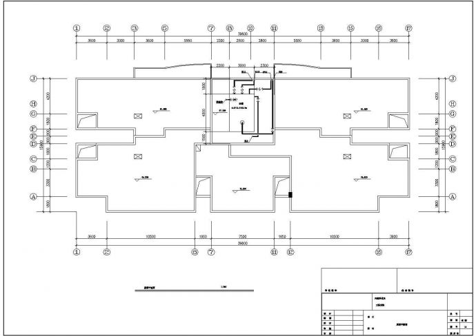 一套-1+20层商住楼给排水设计图_图1