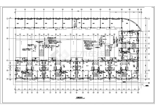 某物资经销公司20000平方米商住楼空调采暖设计cad全套施工图（含设计说明）-图一