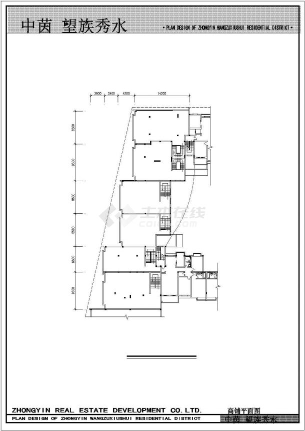 昆山某郊区小区高层住宅楼全套施工设计cad图纸-图一