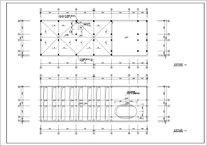 办公楼设计_某五层办公楼建筑CAD图纸_图1