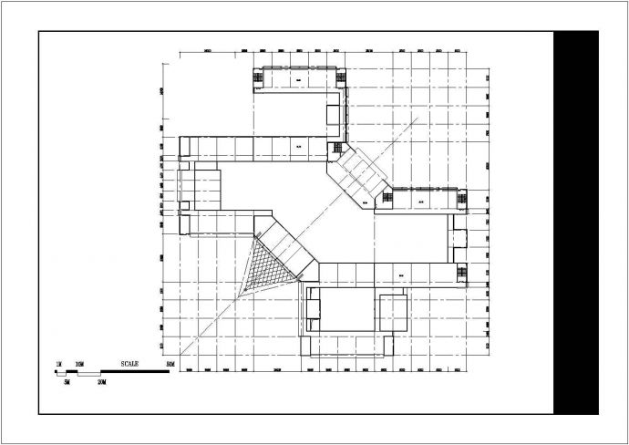 广州市某专科学院1.7万平米6层框架结构教学综合楼建筑CAD设计图纸_图1