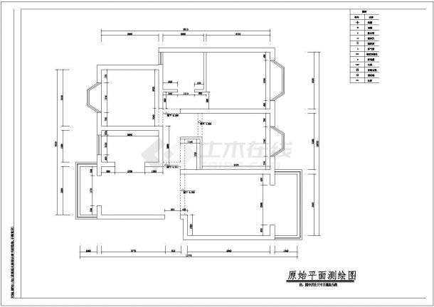 江苏某市小区室内装修设计全套方案CAD图纸-图一
