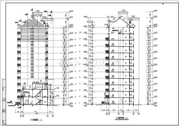 兰溪市地豪园全套住宅施工设计CAD图纸-图一