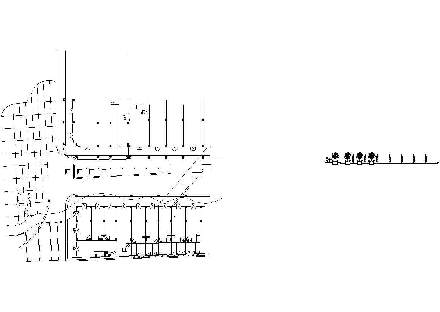 【南通】信合商城商铺楼全套建筑施工设计cad图纸（含效果图）