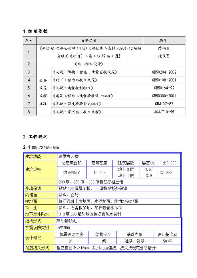 某镇别墅工程混凝土施工方案_图1