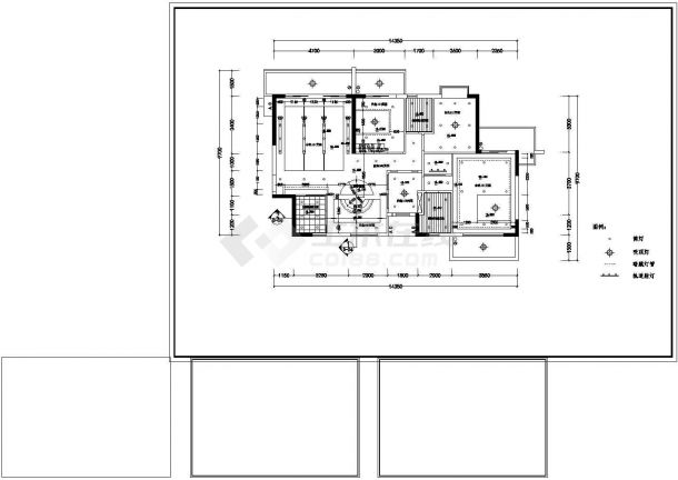  CAD construction drawing of home interior decoration design in a certain place - Figure 2