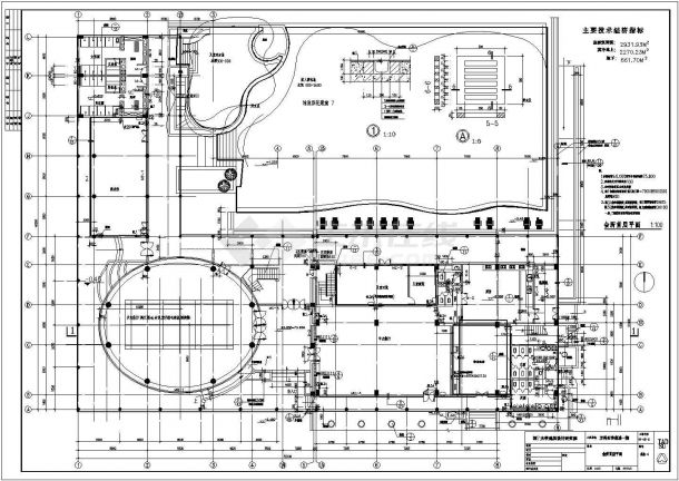 天籁村音乐会所全套建筑施工设计CAD图纸-图一