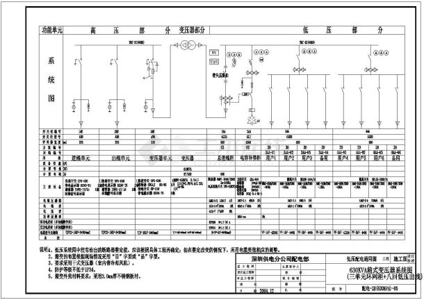 某箱式变压器CAD设计详细图纸-图一