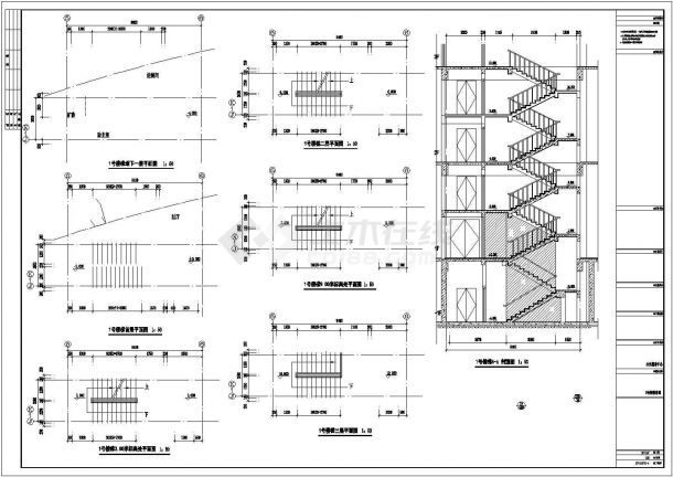 [吉林]4层多功能现代风格体育中心设计施工图（含设计说明）-图一