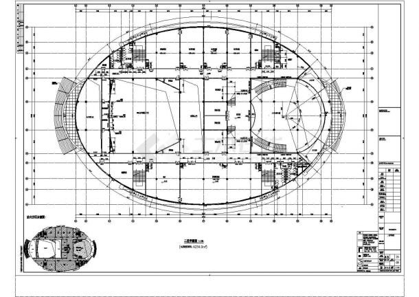 [江西]4层现代风格活动中心规划全套设计施工图-图一