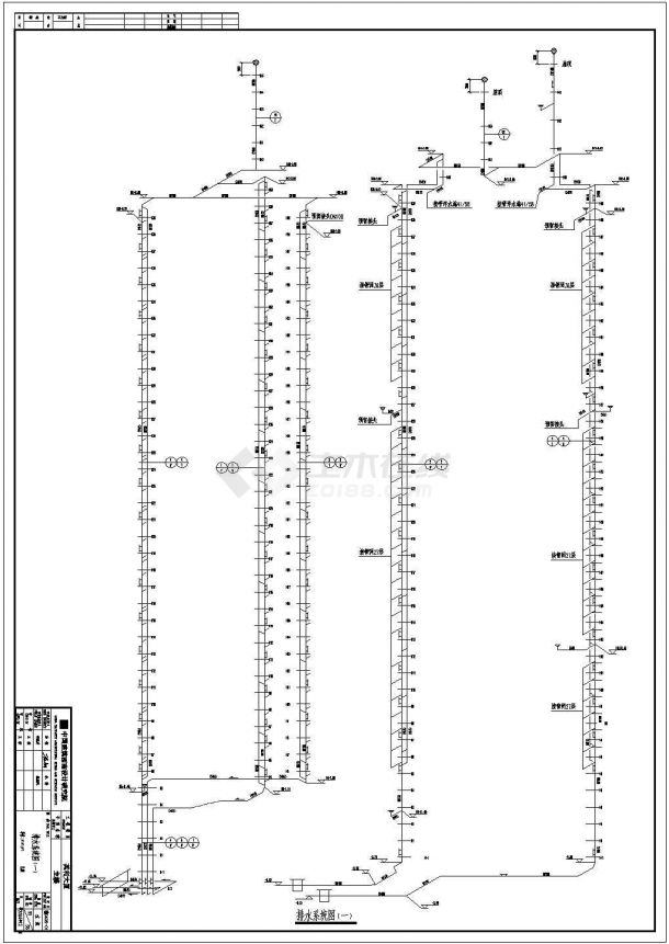 重庆某四十二层国际城水施图61-图一