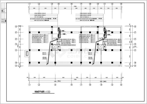 某高层住宅弱电气设计全套CAD施工图纸(含消防)-图一