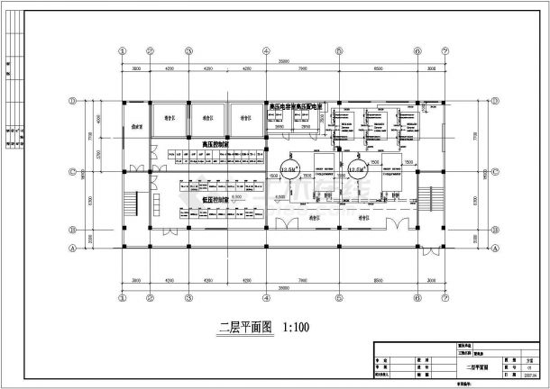 某配电房设计CAD节点平面施工图-图二