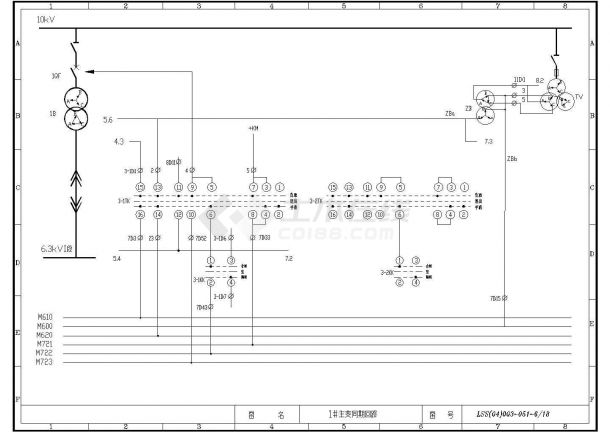 某水电站综合自动化系统工程CAD完整设计图-图一