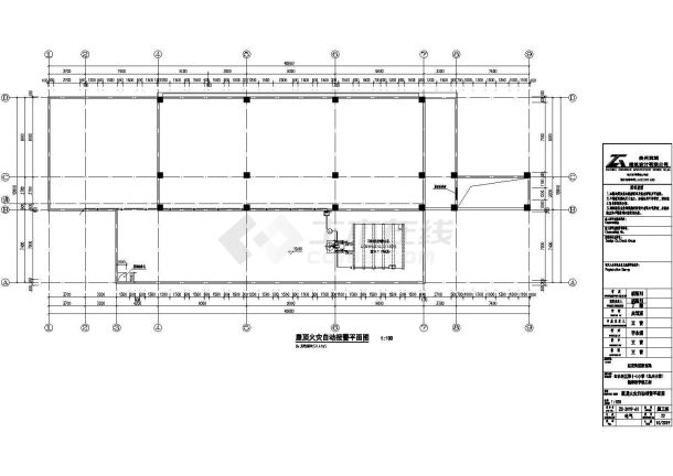 某地新建多层教学楼电气全套施工设计cad图纸-图二