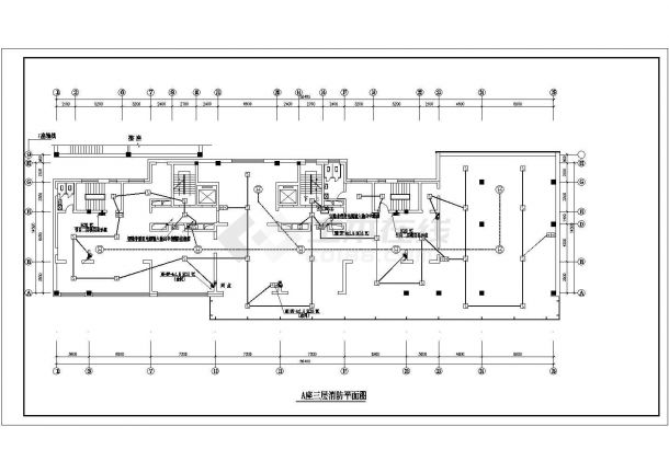 某多层住宅楼弱电CAD设计大样图纸-图一