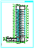 一类高层综合楼和地下车库建筑设计施工图纸-图二